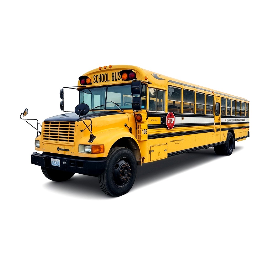 Passenger and school bus CDL training bus 105 — Skagit City Trucking School