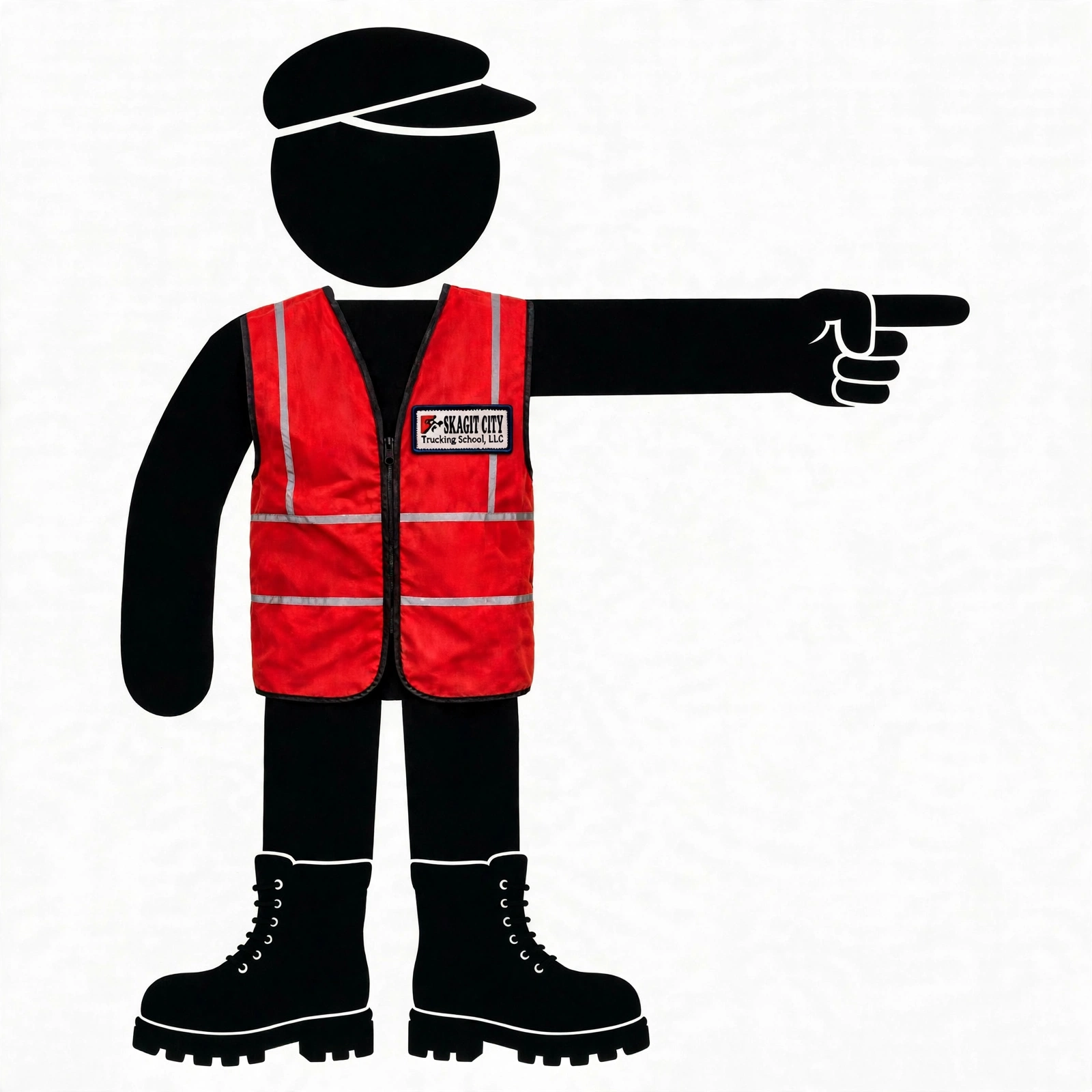 Skagit City Trucking School mascot — pre-register for a class